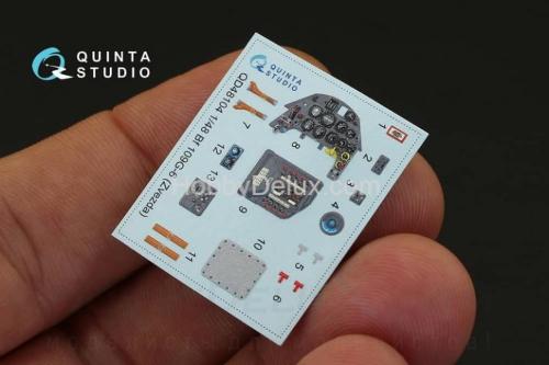 3D Декаль интерьера кабины Bf 109G-6 для модели Звезда