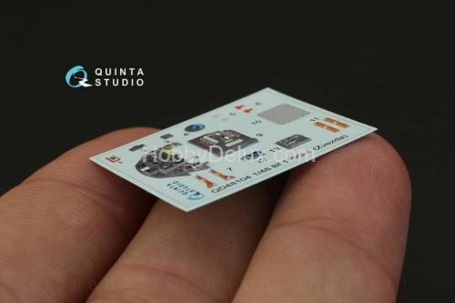 3D Декаль интерьера кабины Bf 109G-6 для модели Звезда