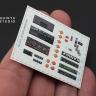 3D Декаль интерьера кабины для семейства КАМАЗ 5350 Мустанг для модели Звезда QD35003