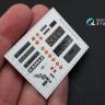 3D Декаль интерьера кабины для семейства КАМАЗ 5350 Мустанг для модели Звезда QD35003
