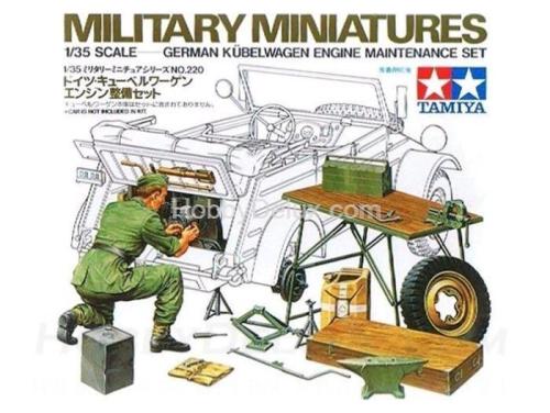 Tamiya 35220 German Kubelwagen Engine Maintenance Set