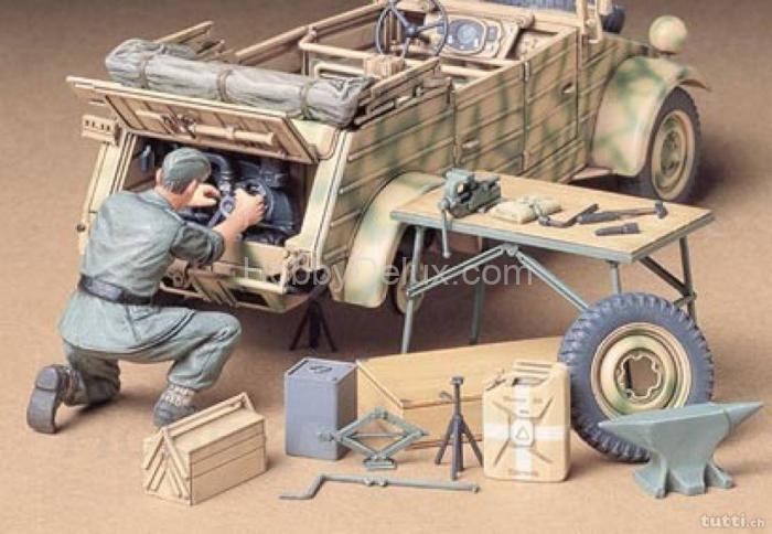 Tamiya 35220 German Kubelwagen Engine Maintenance Set 35220
