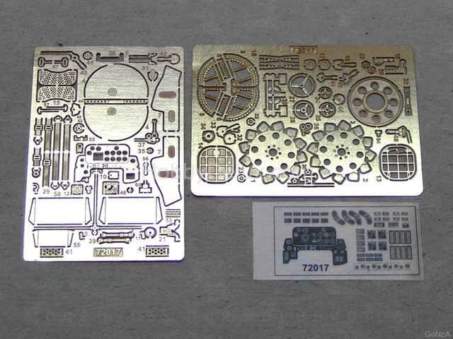 Набор для деталировки сборной модели Ла-5ФН GON72017