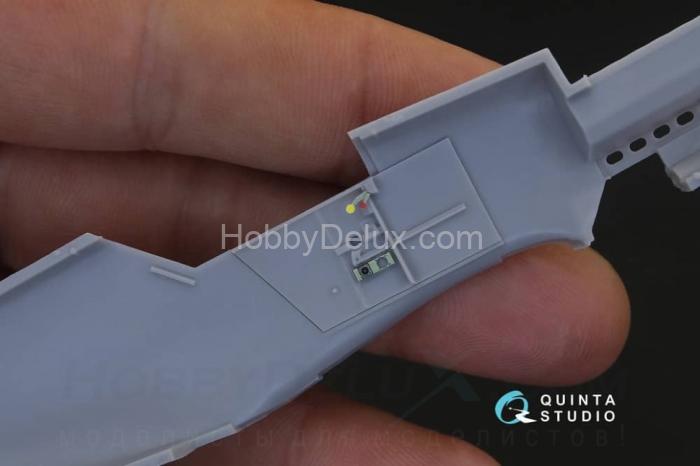 3D Декаль интерьера кабины Bf 109C/D для модели Modelsvit QD48105