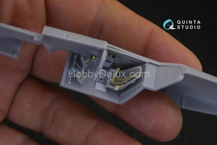 3D Декаль интерьера кабины Bf 109C/D для модели Modelsvit QD48105