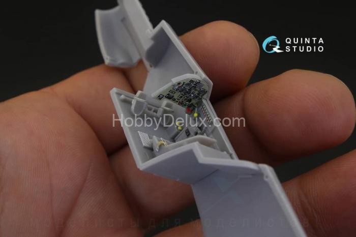 3D Декаль интерьера кабины Bf 109C/D для модели Modelsvit QD48105