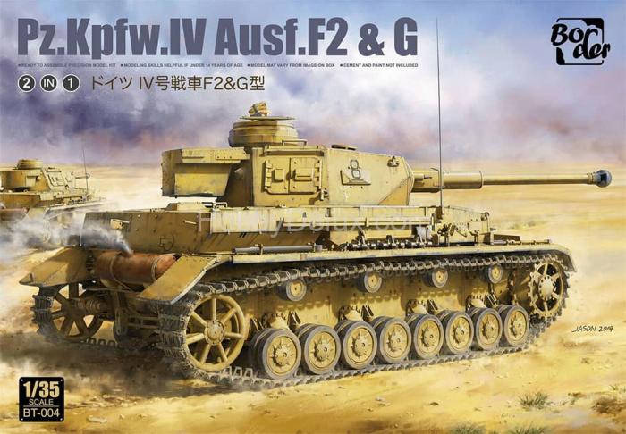 Border Model BT-004 Танк Pz.Kpfw.IV Ausf. F2 & G BT004