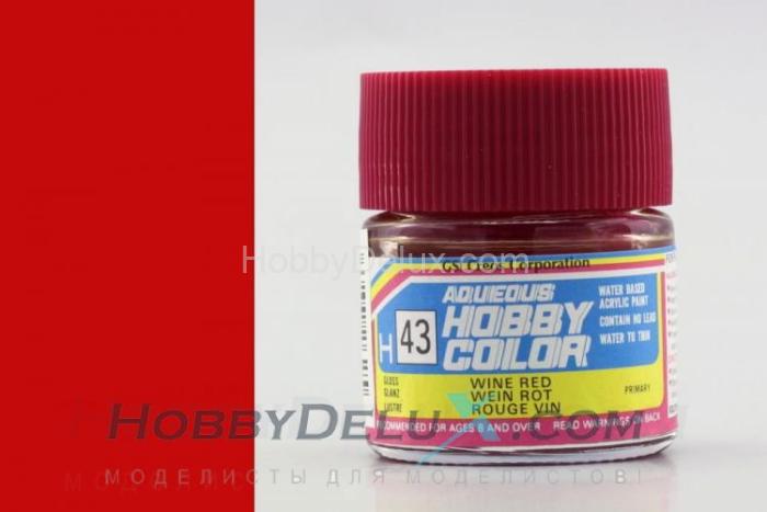 Краска акриловая Hobby Color - H043 Wine Red H43