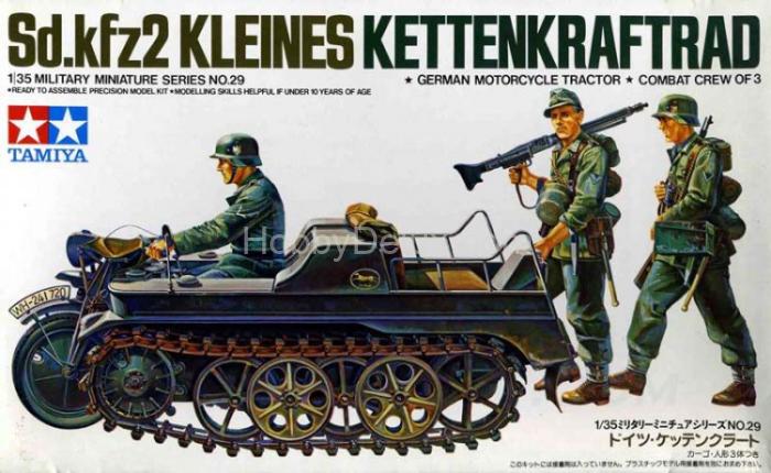 Tamiya 35029 Sd.Kfz. 2 Kleines Kettenkraftrad 35029
