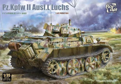 Border Model BT-018 Немецкий лёгкий танк Pz.Kpfw.II Ausf.L Luchs, поздний