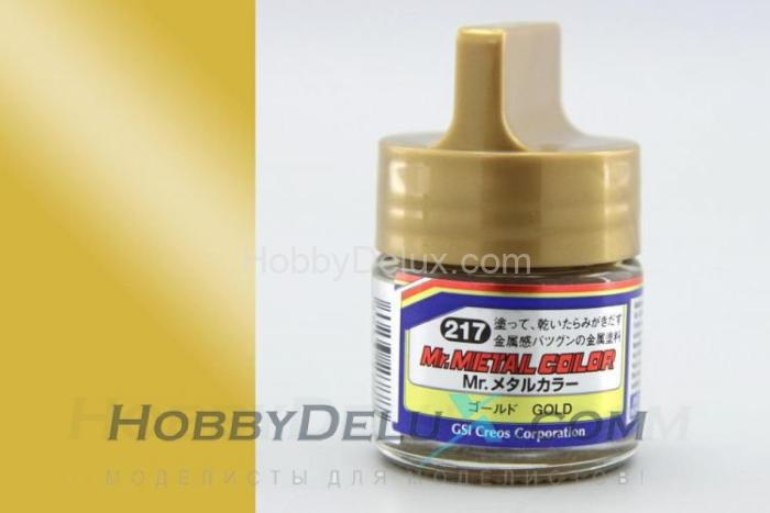 Краска металлик Mr.Metal Color - GOLD MC-217