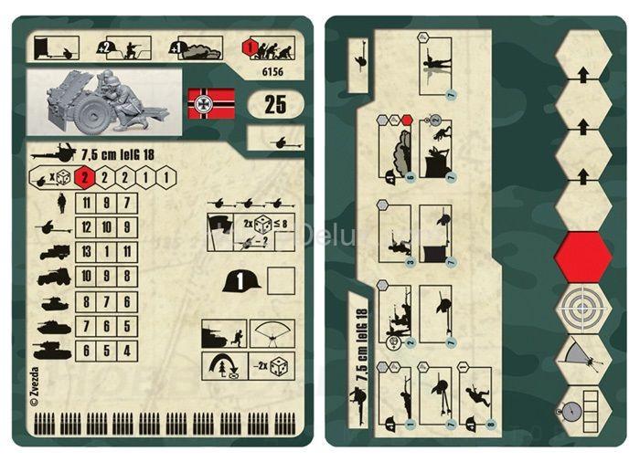 Немецкое 75-мм пехотное орудие с расчетом ZV6156