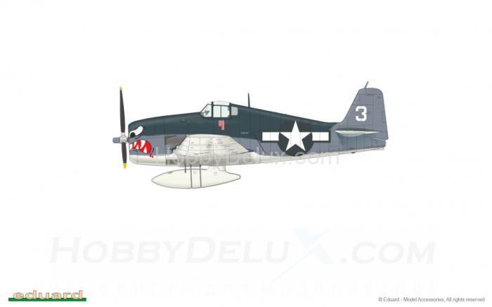Американский истребитель Второй Мировой F6F-3 ED7074