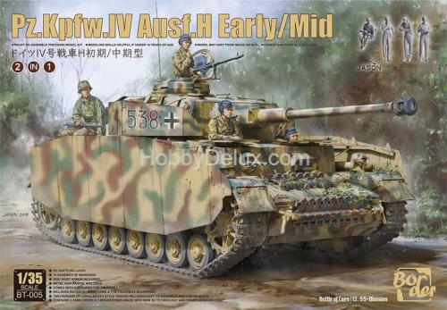 Border Model BT-005 Танк Pz.Kpfw.IV Ausf.H (Ранний) + 4 фигуры