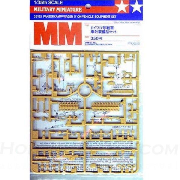 Tamiya 35185 PanzerKampfwagen IV On-Vehicle Equipment Set 35185