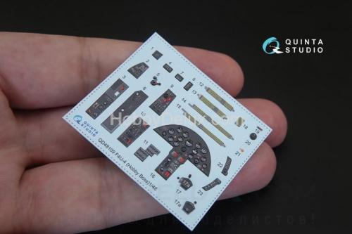 3D Декаль интерьера кабины F4U-4 для модели HobbyBoss