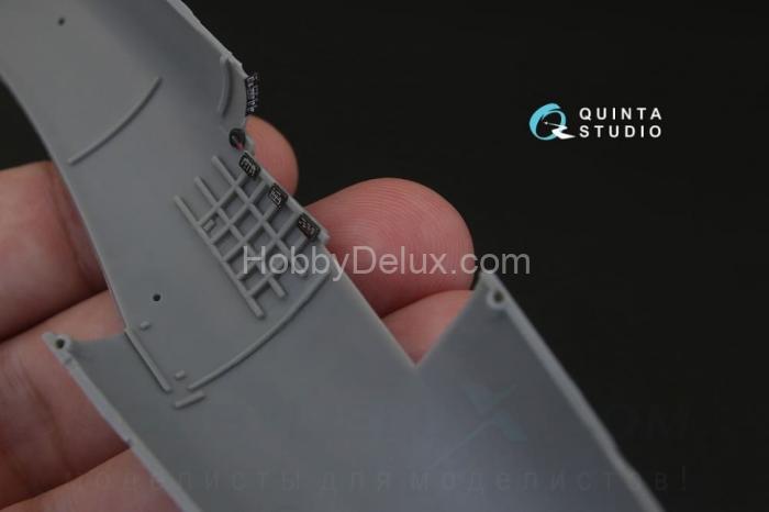 3D Декаль интерьера кабины F4U-4 для модели HobbyBoss QD48109