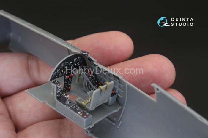 3D Декаль интерьера кабины F4U-4 для модели HobbyBoss QD48109