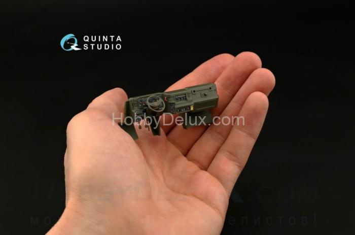 3D Декаль интерьера кабины для семейства ГАЗ Тигр для модели Meng QD35009