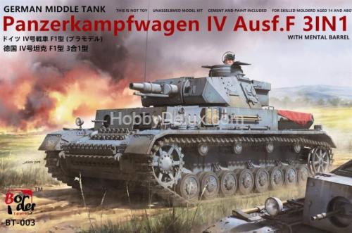 Border Model BT-003 Немецкий танк Pz.Kpfw.IV Ausf.F
