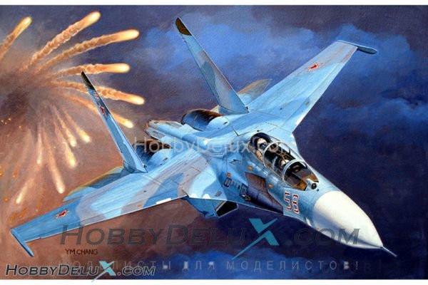 Советский самолет Su-27UB Flanker C TR-01645