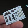 3D Декаль интерьера кабины F4U-1 Corsair Bird cage для модели Tamiya QD48110