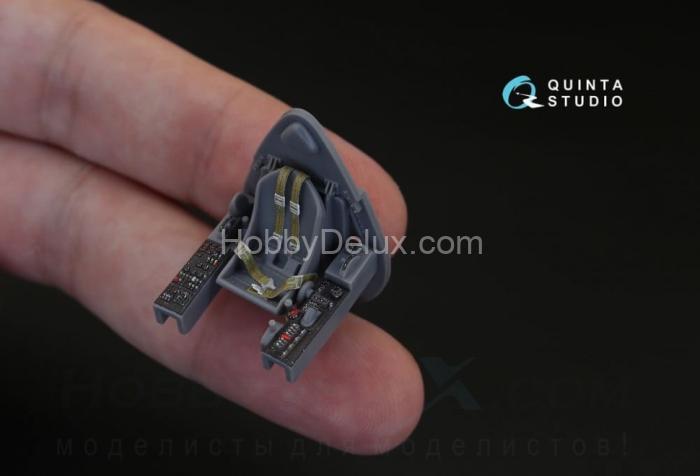 3D Декаль интерьера кабины F4U-1 Corsair Bird cage для модели Tamiya QD48110