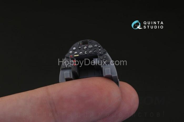 3D Декаль интерьера кабины F4U-1 Corsair Bird cage для модели Tamiya QD48110