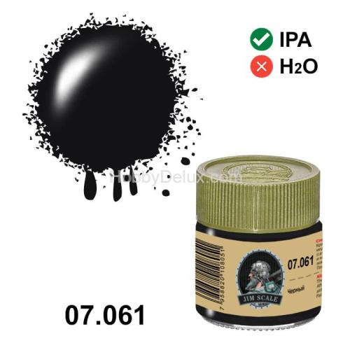 Спиртовая краска - Черный Black (glossy)