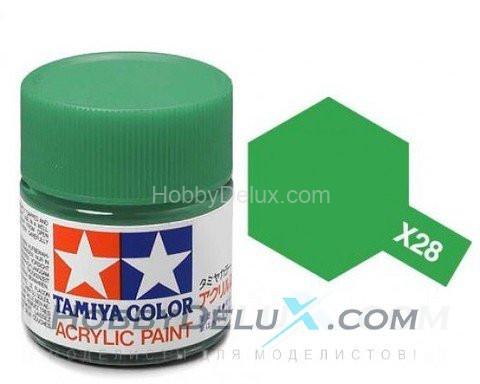 Краска акриловая Tamiya - X-28 Park Green 81528
