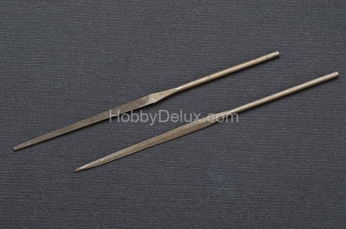 Надфиль трехгранный односторонний L=60, насечка №3 (бархатный), производство СССР FILE-L60-TRGO3