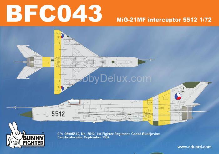 МиГ-21МФ Истребитель-Бомбардировщик 1/72 ED70141