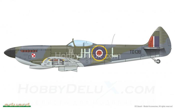 Английский истребитель Spitfire Mk. XVI Bubbletop ED8285