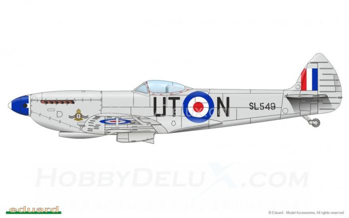 Английский истребитель Spitfire Mk. XVI Bubbletop ED8285
