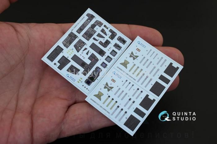 3D Декаль интерьера кабины F-15I для модели GWH QD48112