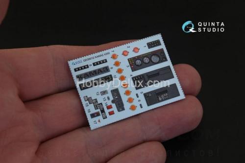 3D Декаль интерьера кабины для семейства КАМАЗ 4350 Мустанг для модели Звезда