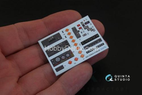 3D Декаль интерьера кабины для семейства КАМАЗ 4350 Мустанг для модели Звезда