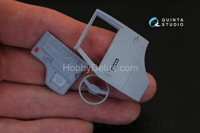 3D Декаль интерьера кабины для семейства КАМАЗ 4350 Мустанг для модели Звезда QD35012