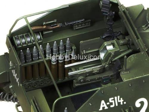 Советское самоходное орудие СУ-76М, с тремя фигурами