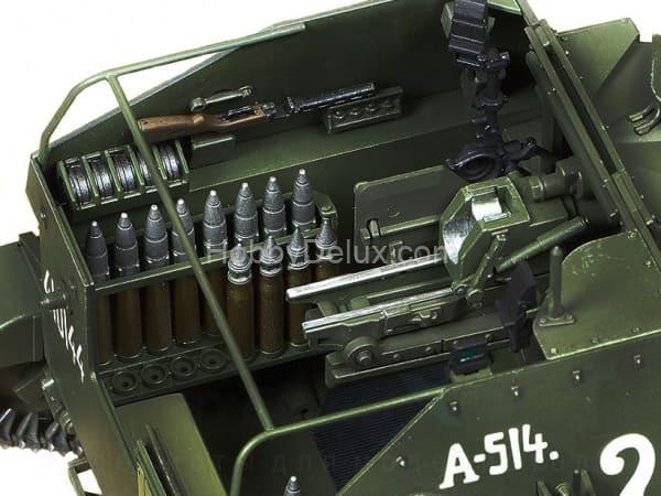 Советское самоходное орудие СУ-76М, с тремя фигурами 35348