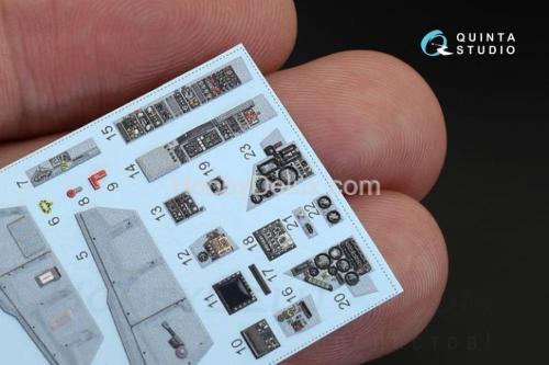 3D Декаль интерьера кабины Mirage 2000C для модели Kinetic