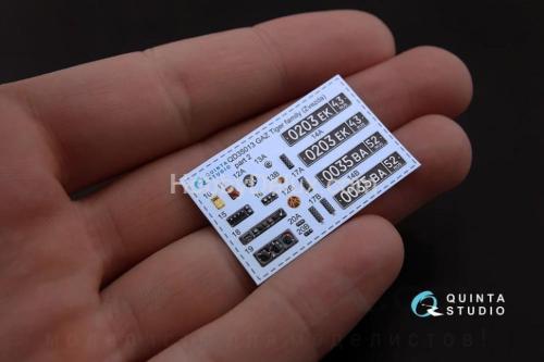 3D Декаль интерьера кабины для семейства ГАЗ Тигр для модели Звезда