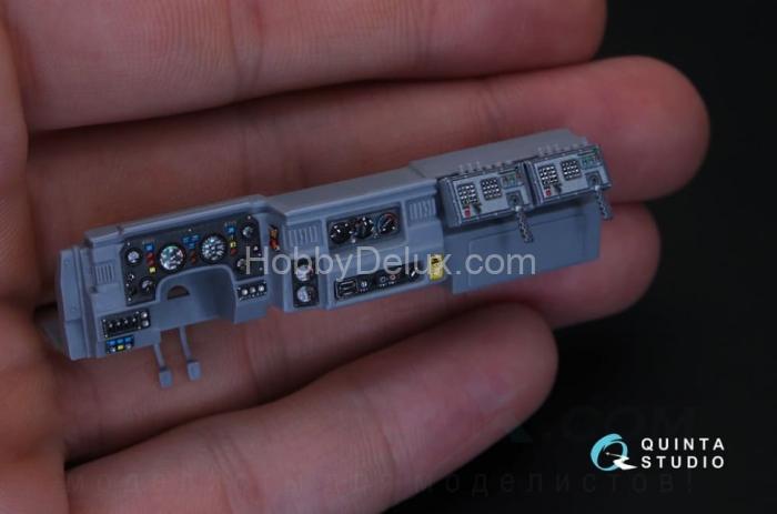 3D Декаль интерьера кабины для семейства ГАЗ Тигр для модели Звезда QD35013