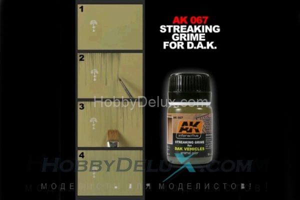 STREAKING GRIME FOR AFRIKA KORPS VEHICLES AK067