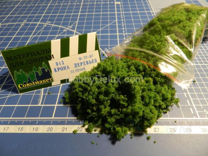 Крона деревьев (зеленая) SM013