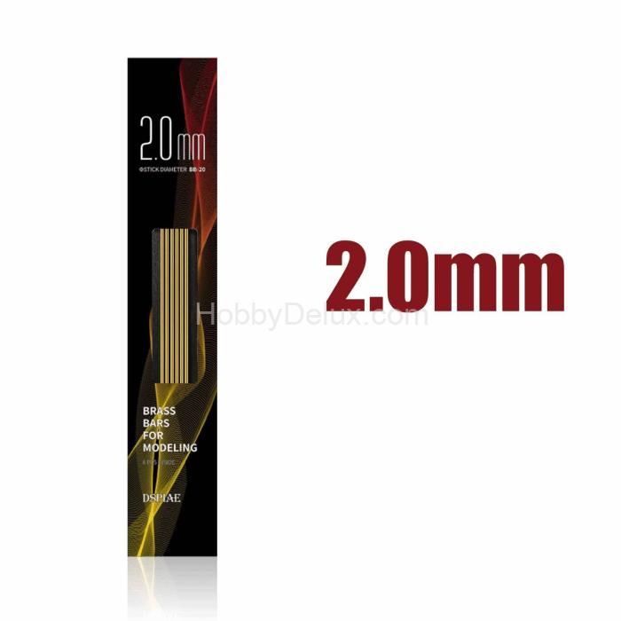 DSPIAE BB-2.0 Латунные стержни для моделирования 2,0 мм BB-2.0