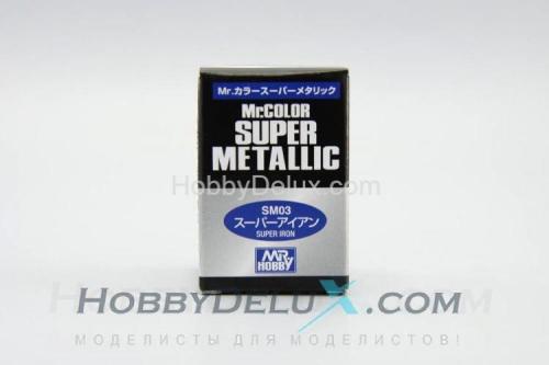 Краска металлик Mr.Color Super metallic - SUPER IRON