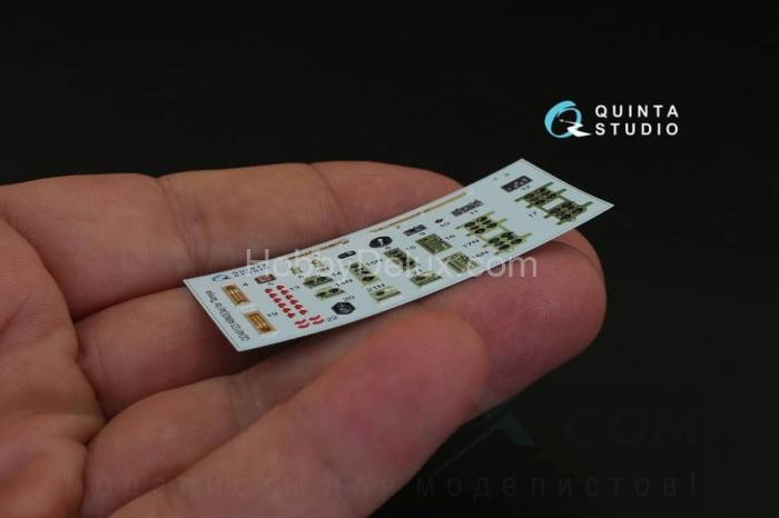 3D Декаль интерьера кабины A6M3 для модели Tamiya QD48123