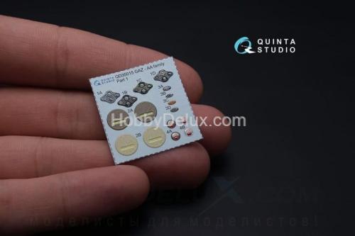 3D Декаль интерьера кабины для семейства ГАЗ-АА/ААА для любых моделей