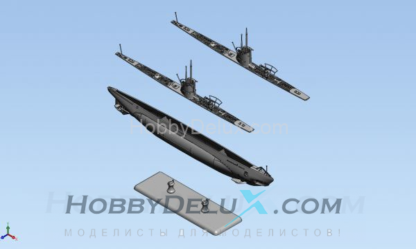 Модель подводной лодки U-Boat Type IIB (1939) ICMS009
